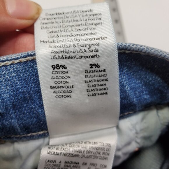 Mother Jean Women Size 25 High Waist Rider Skimp Medium Wash 5 pockets fly zip - Picture 9 of 12